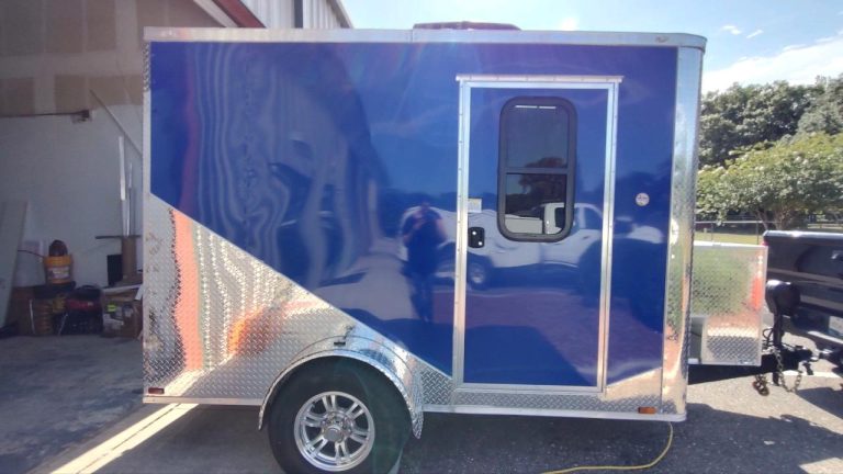 Blue with Silver - Pilipuf 6X10 - 2