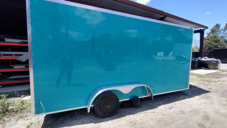 Bellas Custom Trailers Teal Trailers (2)
